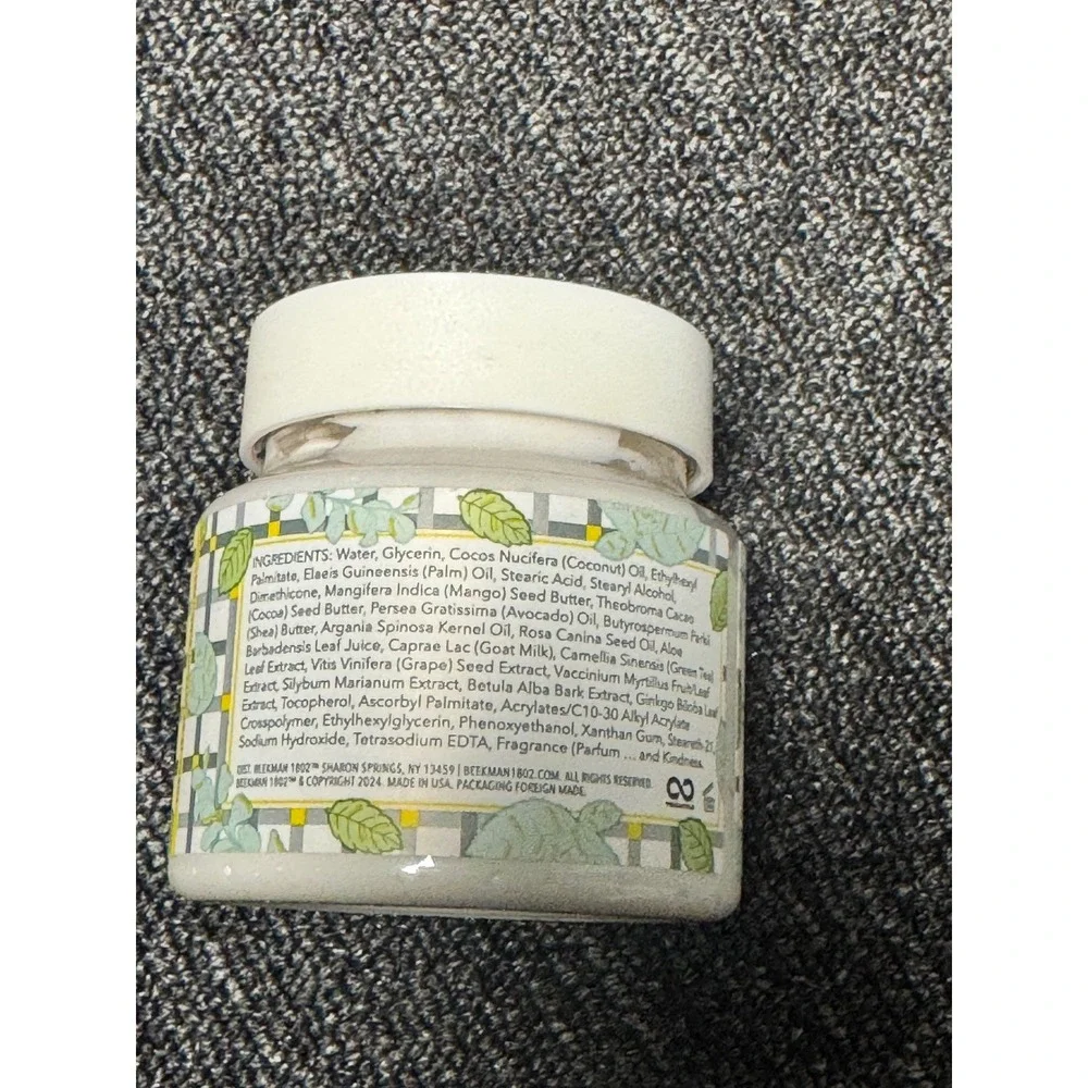 Beekman 1802 Glacial Mint Eucalyptus Goat Milk Whipped Body Cream 8 Fl Oz Sealed
